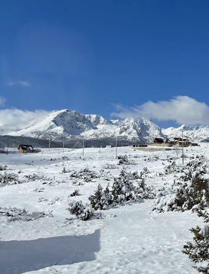 PeaksView view fromt the terassa